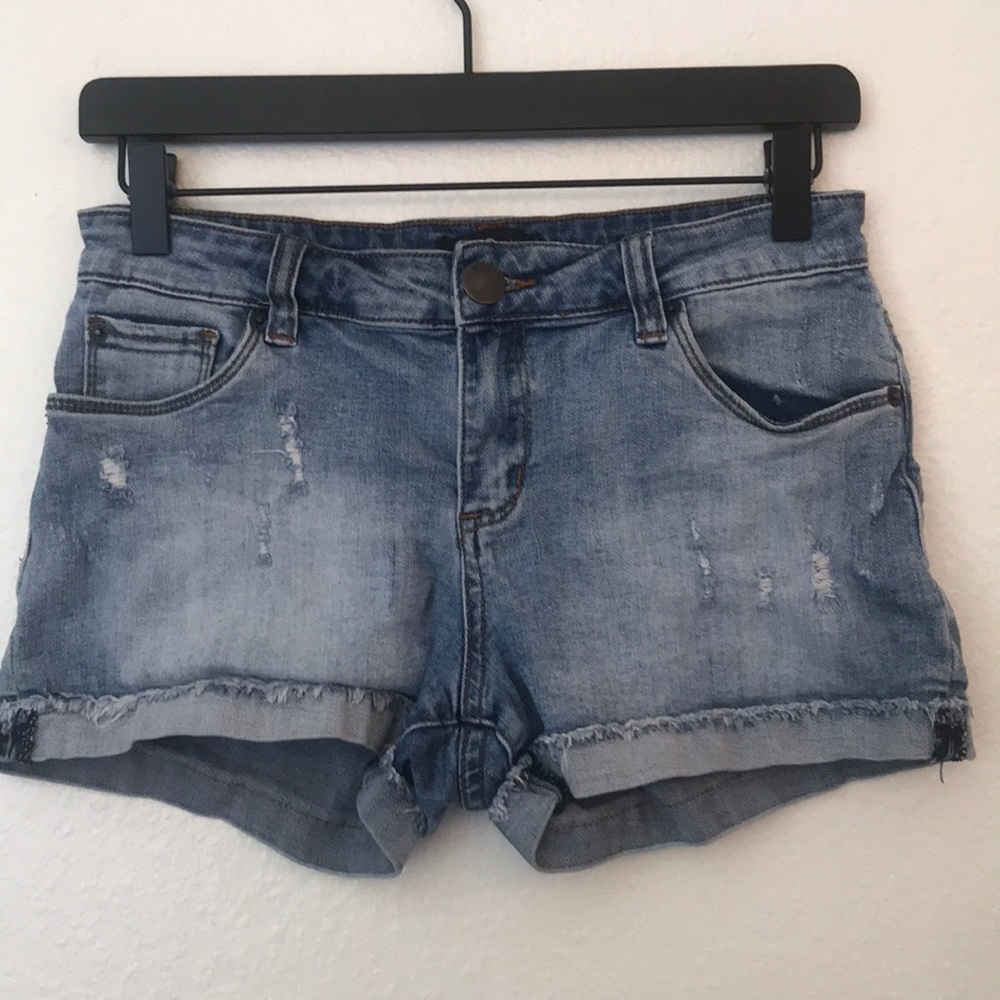 Light blue shorts